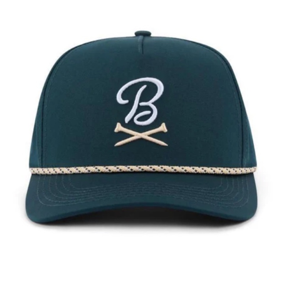 B Logo Men's Teal Cap